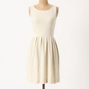 Anthropologie Deletta Torchon Embossed Ponte Dress